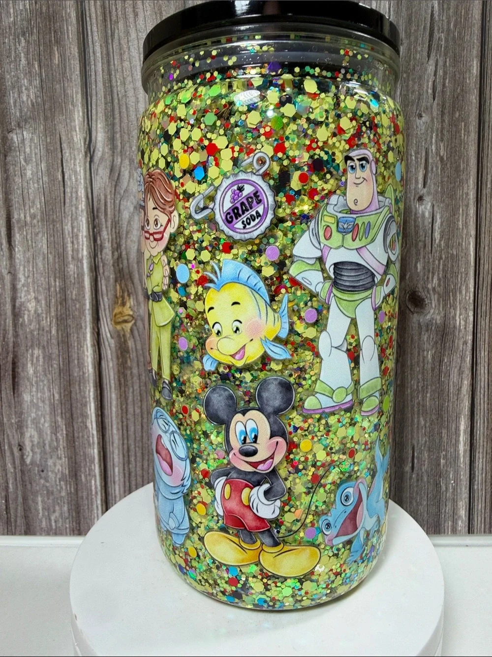 snowglobe cup (acrylic)